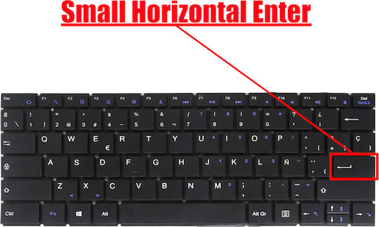 Испанска Клавиатура За Лаптоп Spanish Laptop Keyboard Chuwi Herobook Pro Teclast F7 Plus F7s Mb3181004 Pride-k3892 Xs-hs105 Yms-0177 Yms-0177-b Yms-0092-c Es Без Рамка Черна Код 41450esnofr