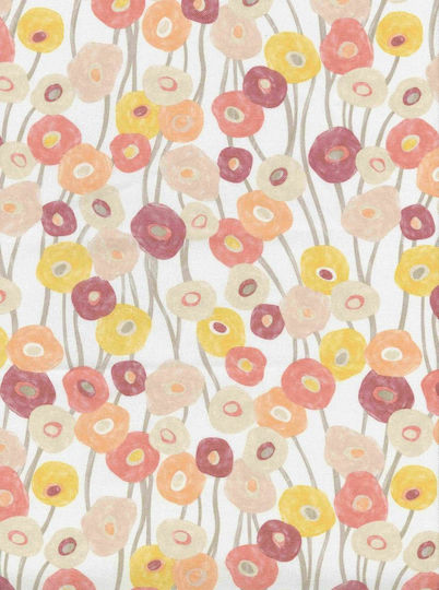 Decoration Fabric by the Meter Width 140cm Orange
