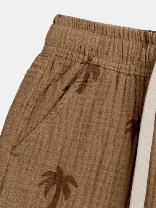 Kids Shorts Bermudas Fabric Brown