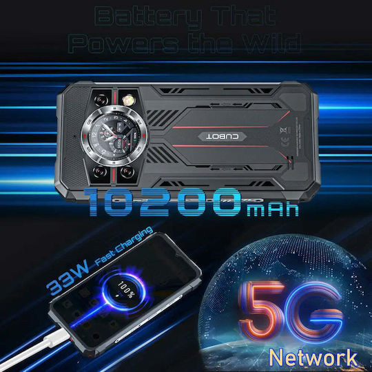 Cubot KingKong 11 5G Dual SIM (16GB/256GB) Resistant Smartphone Black