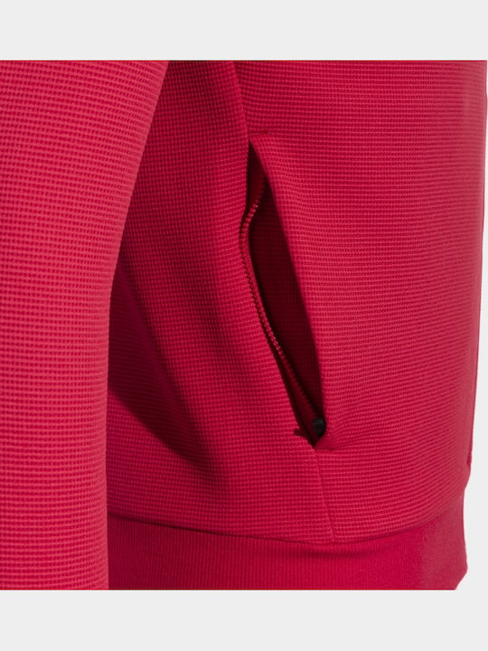 Cardigan With Hood Red