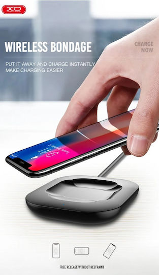 XO Wireless Charger Qi Pad 10W Black WX017