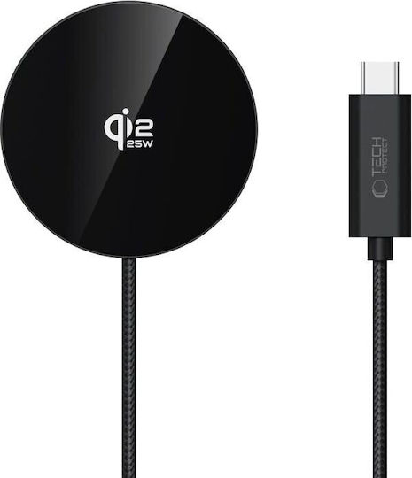 Tech-Protect Încărcător Wireless Qi2 25W Negru (A50)