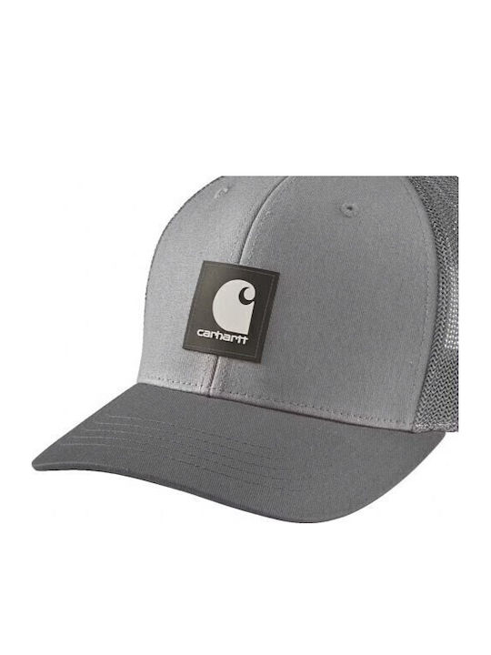 Καπέλο Carhartt Γκρί Carhartt Twill Mesh-back Logo Patch Cap Asphalt 105216-aph