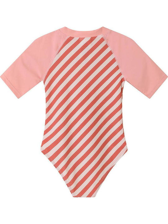 Tutete Kinder Badebekleidung Einteilig Mit Langen Ärmeln Rosa