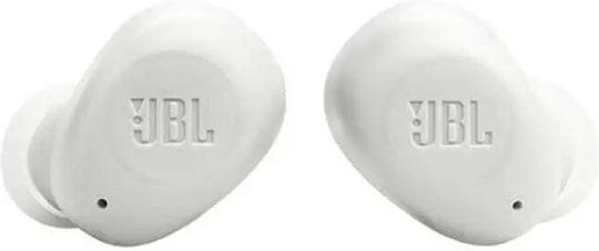 JBL Vibe Buds 2 Bluetooth Handsfree Earphones with Sweat Resistance and Charging Case White