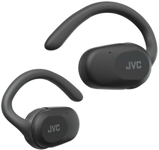 JVC HA-NP40T In-ear Bluetooth Handsfree Ακουστικά με Αντοχή στον Ιδρώτα και Θήκη Φόρτισης Μαύρα