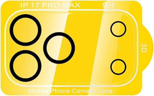 Hoco G13 3D Nachtsicht Kameraschutz Tempered Glass Schwarzes Für Apple iPhone 17 Pro Max