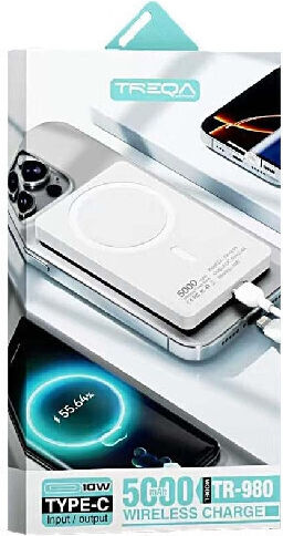 Treqa TR-980 MagSafe Power Bank 5000mAh με Θύρα USB-C