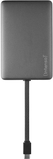 Intenso MC10000 MagSafe Външна Батерия 10000mAh 20W с USB-C Изходен Порт Power Delivery / PPS Черна
