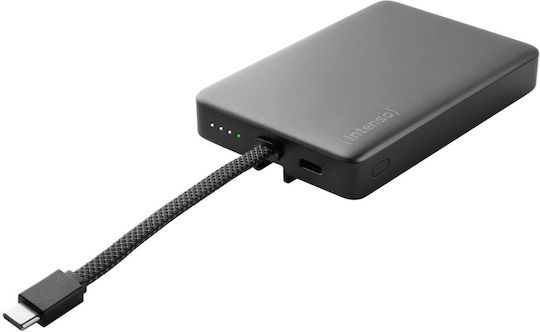 Intenso MC10000 MagSafe Външна Батерия 10000mAh 20W с USB-C Изходен Порт Power Delivery / PPS Черна