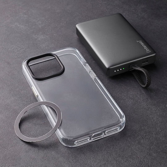 Intenso MC10000 MagSafe Външна Батерия 10000mAh 20W с USB-C Изходен Порт Power Delivery / PPS Черна