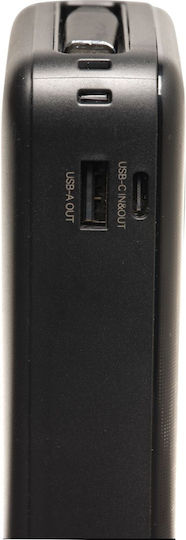 Denver PQC-20065 Power Bank 20000mAh с USB-A порт и USB-C порт Черен