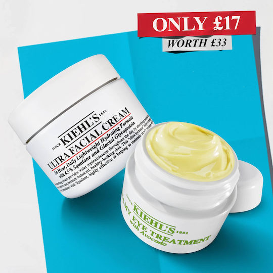 Kiehl's Moisturizing Max Out Skin Care Set for Moisturizing & Brightening 2 Pieces
