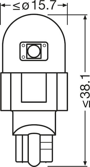 Bulb Interior Lights Osram 921drp-2bl