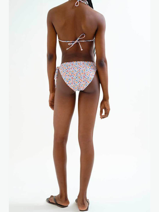 Set Bikini Floral Ecru 62C-13906