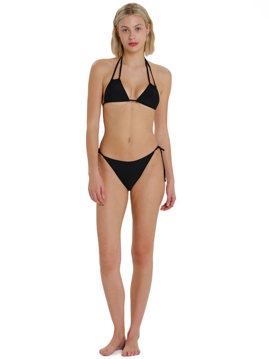 Set Bikini Dreieck mit Abnehmbare Verstärkung & Brasilien Schwarz 261.EW571.17-Schwarz