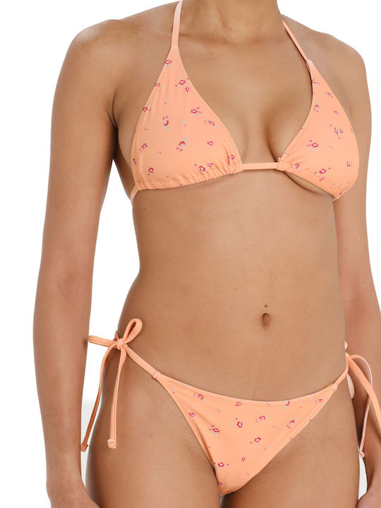 Set Bikini Τριγωνάκι Πορτοκαλί