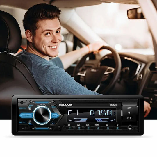 Manta Автомобилно Радио 1 DIN Bluetooth USB