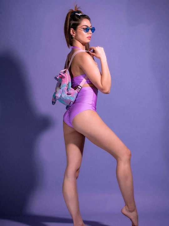 Bustier Violet Pentru Dans La Bară