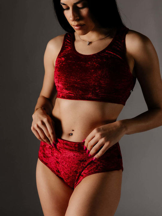 Bustier Roșu Pentru Dans La Bară
