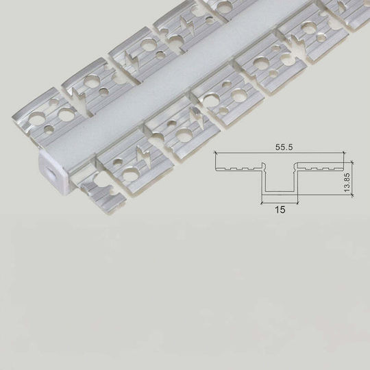 Aluminum Profile Installation Over Flexible Cardboard D-il