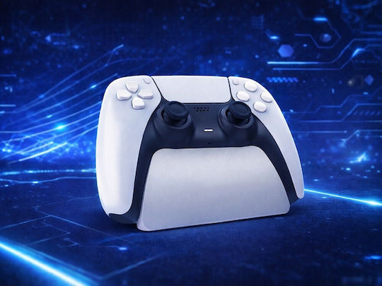 Zola Ps5 Controller Ständer Dualsense Kompatibel Rutschfeste Füße Kunststoff Hellgrau