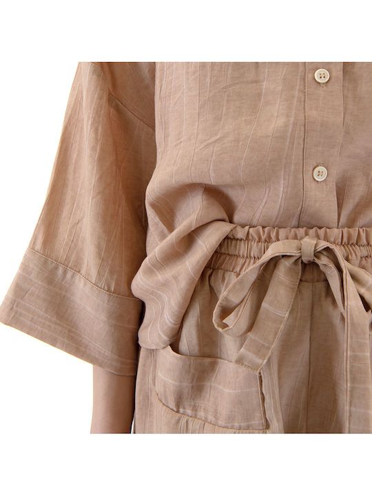 Black n Black Women's Bermuda Beige