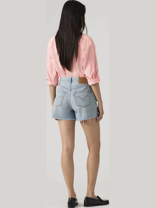 Ribcage Women's Jean Shorts Light Blue