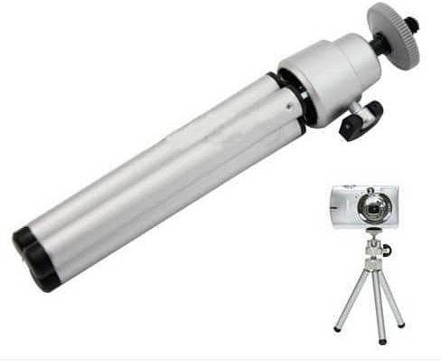 Mini Two-section Tripod Gopro Silver