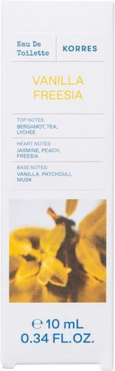 Korres Vanilla Freesia Eau de Toilette 10ml