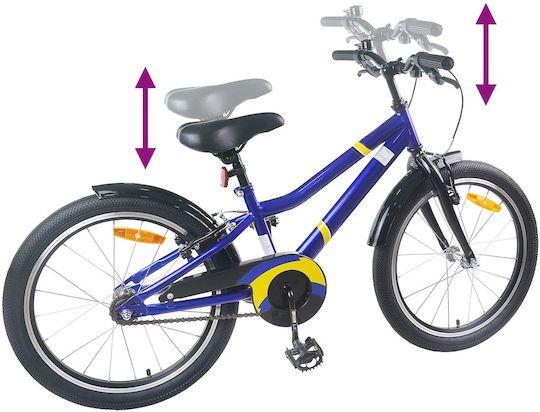 vidaXL Mountain Bike Pentru Copii 24" Albastru