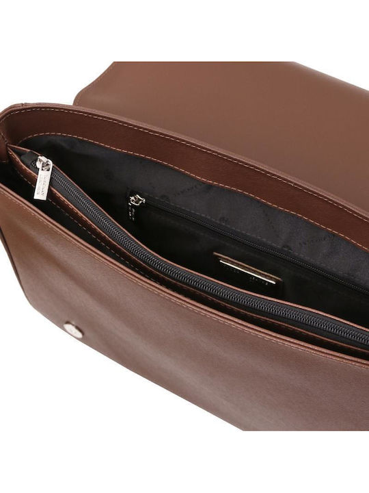 Leder Herren Tasche Schulter Crossbody Braun