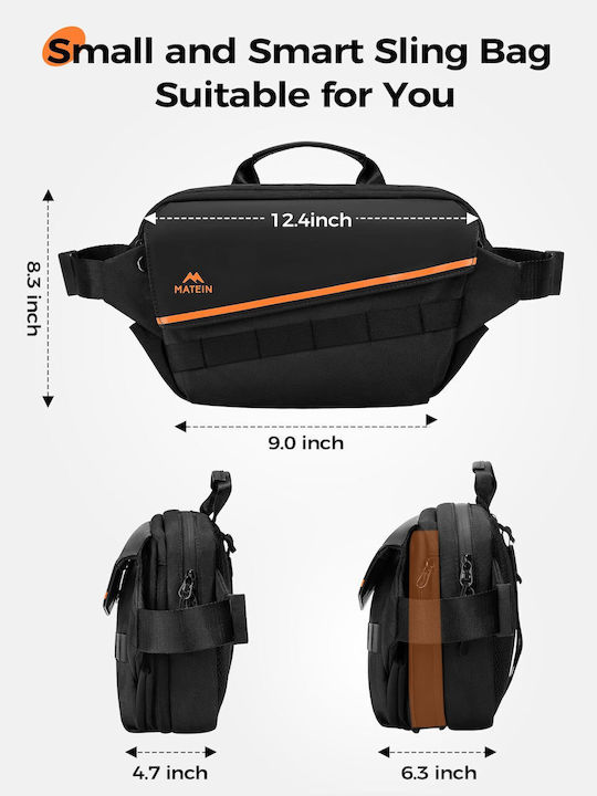 Men's Chest Bag Black