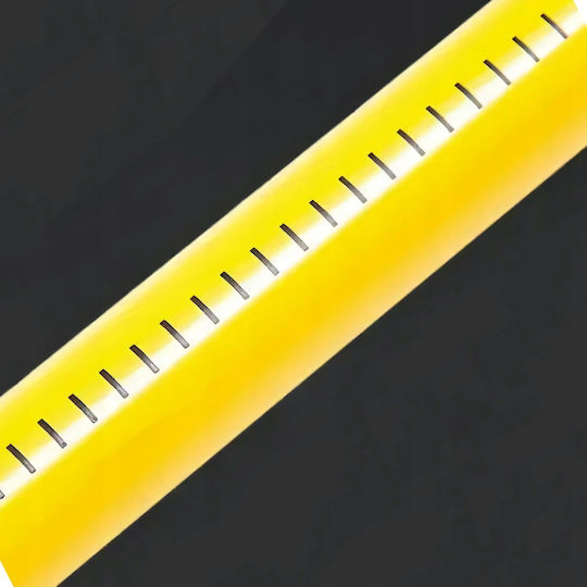 Telescopic Rod Laser Level Zola 5/8″ Thread Maximum Height 4.2 M Tilt Angle Adapter 360° Rotation Locking System Storage Case Black Yellow