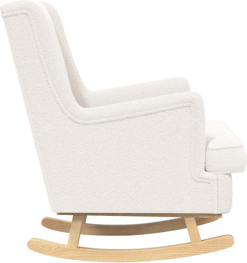Rocking Armchair Cream 62x80x85cm