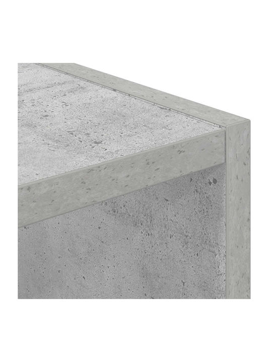 Nachttisch Holz Grau 25.5x22x49.5cm
