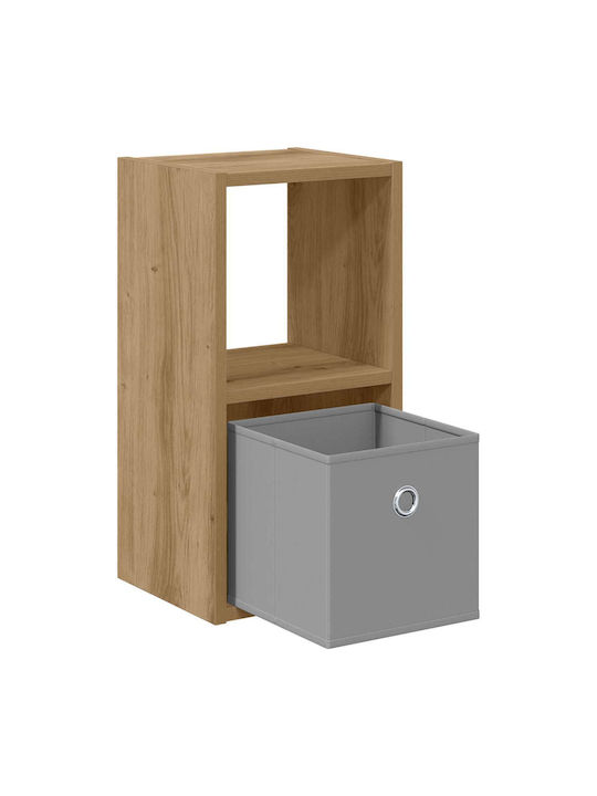 Nachttische Holz Braun 2 Stück 25.5x22x49.5cm