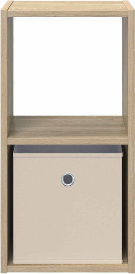 Κομοδίνο Ξύλινο Καφέ 30.5x27x59.5cm