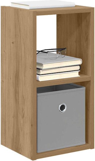 Wooden Brown Bedside Tables 2 Pieces 25.5x22x49.5cm