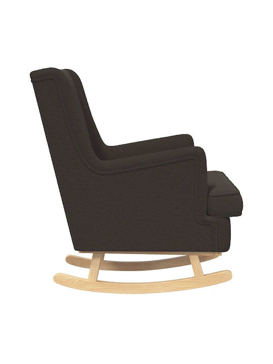 Rocking Armchair Black 62x80x85cm