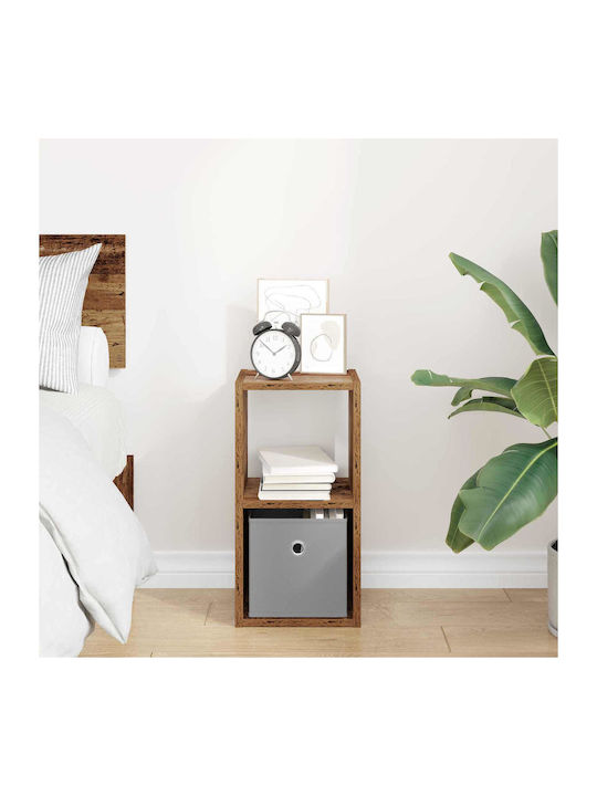 Wooden Brown Bedside Table 25.5x22x49.5cm