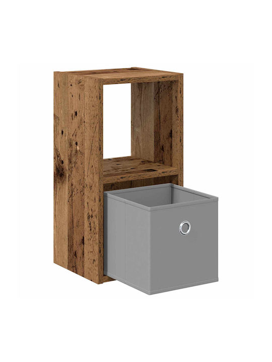 Wooden Brown Bedside Table 25.5x22x49.5cm