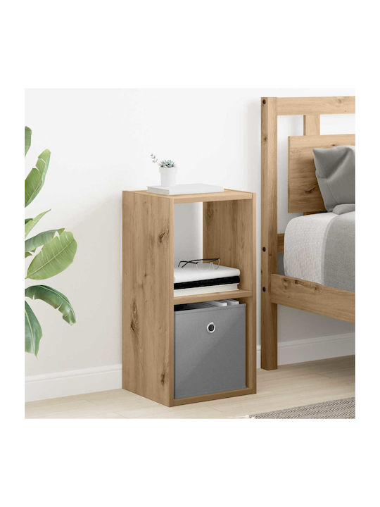 Nachttische Holz Braun 2Stücke 30.5x27x59.5cm