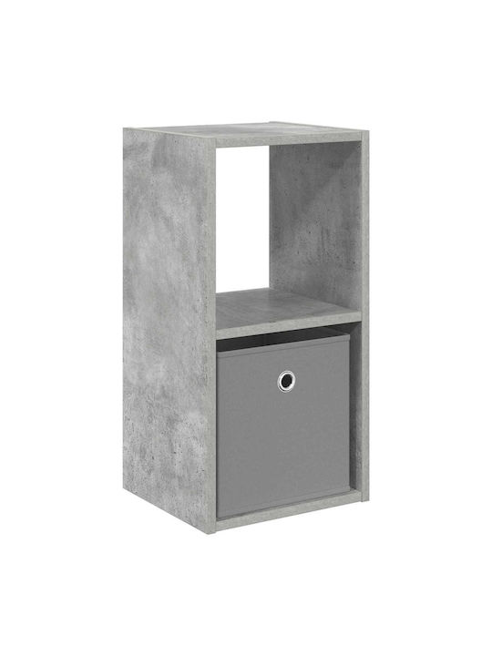 Wooden Gray Bedside Table 30.5x27x59.5cm