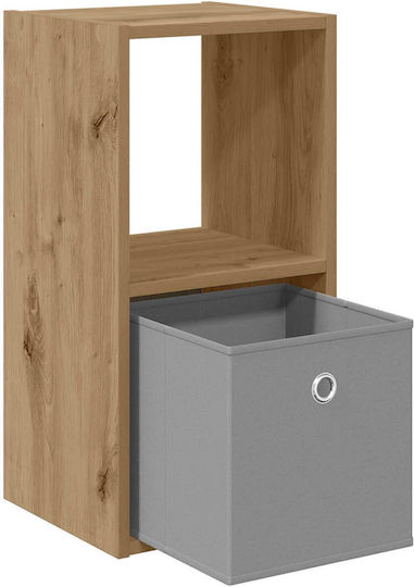Κομοδίνα Ξύλινα Καφέ 2τμχ 30.5x27x59.5cm