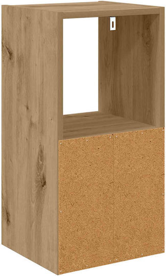 Κομοδίνα Ξύλινα Καφέ 2τμχ 30.5x27x59.5cm