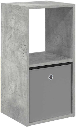 Wooden Gray Bedside Table 35x32x68.5cm