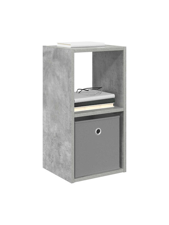 Wooden Gray Bedside Table 30.5x27x59.5cm
