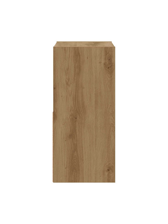Nachttische Holz Braun 2Stücke 30.5x27x59.5cm